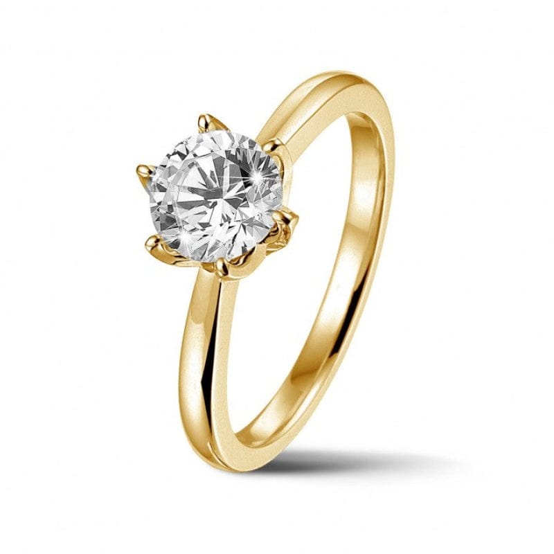 1.00 CT CLASSIC 6 PRONG ENGAGEMENT RING LG
