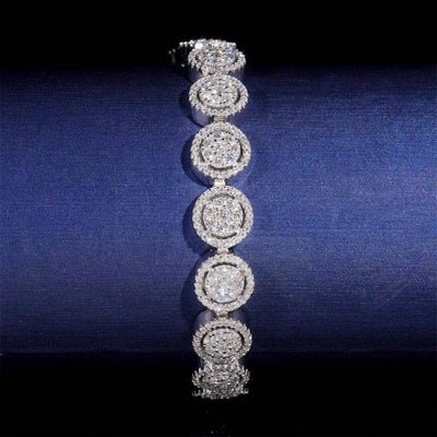 10 MM Halo Tennis Bracelet