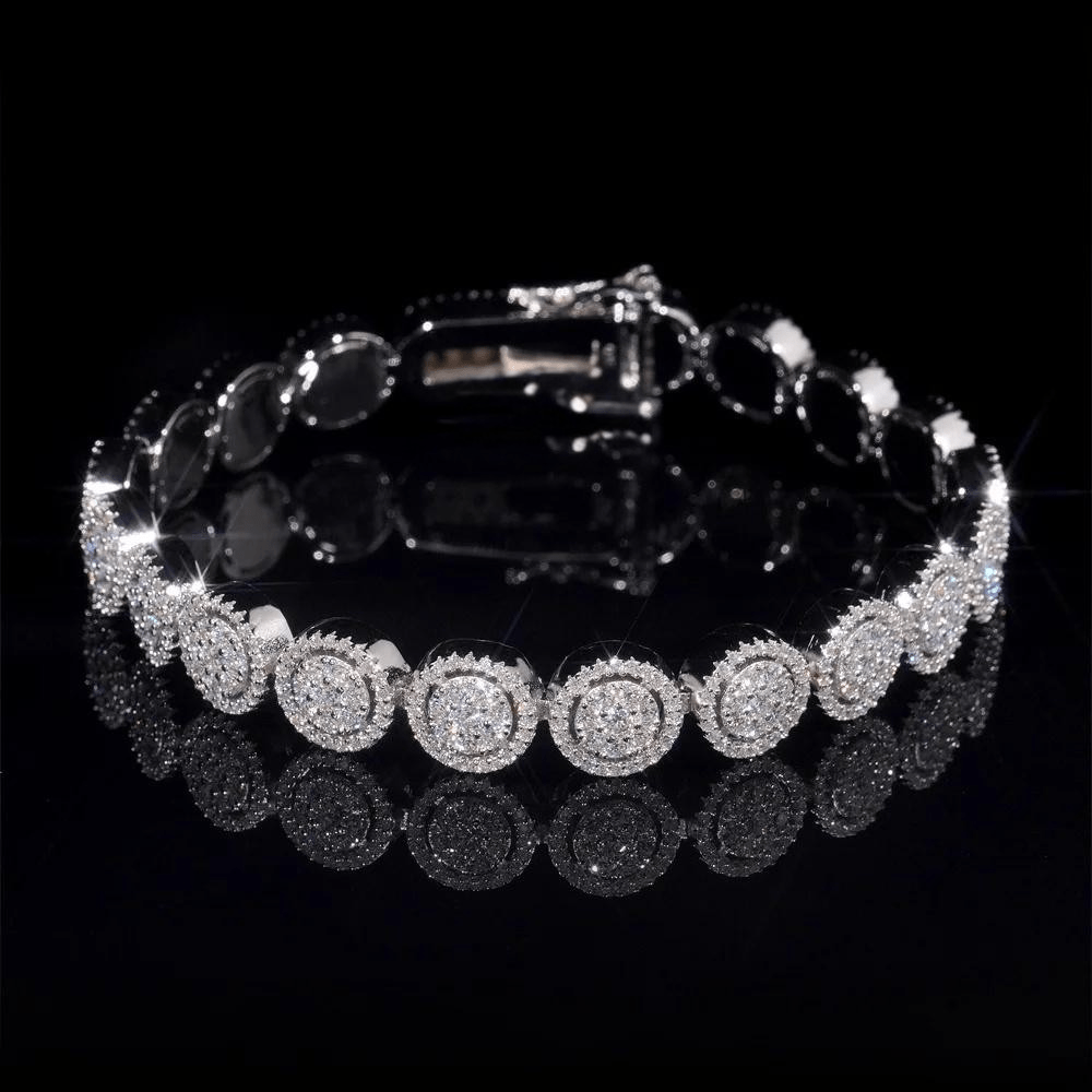 10 MM Halo Tennis Bracelet