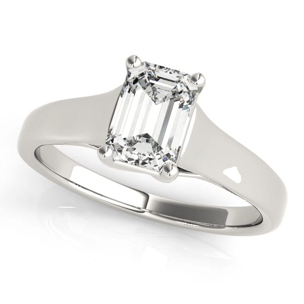 8X6 EMERALD CUT TRELLIS SOLITAIRE