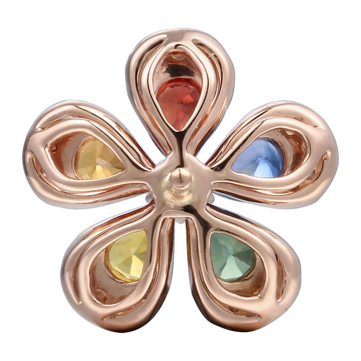 Rainbow Flower Earrings