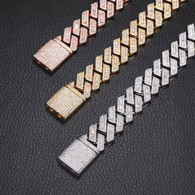 Baguette Cuban Link Chain