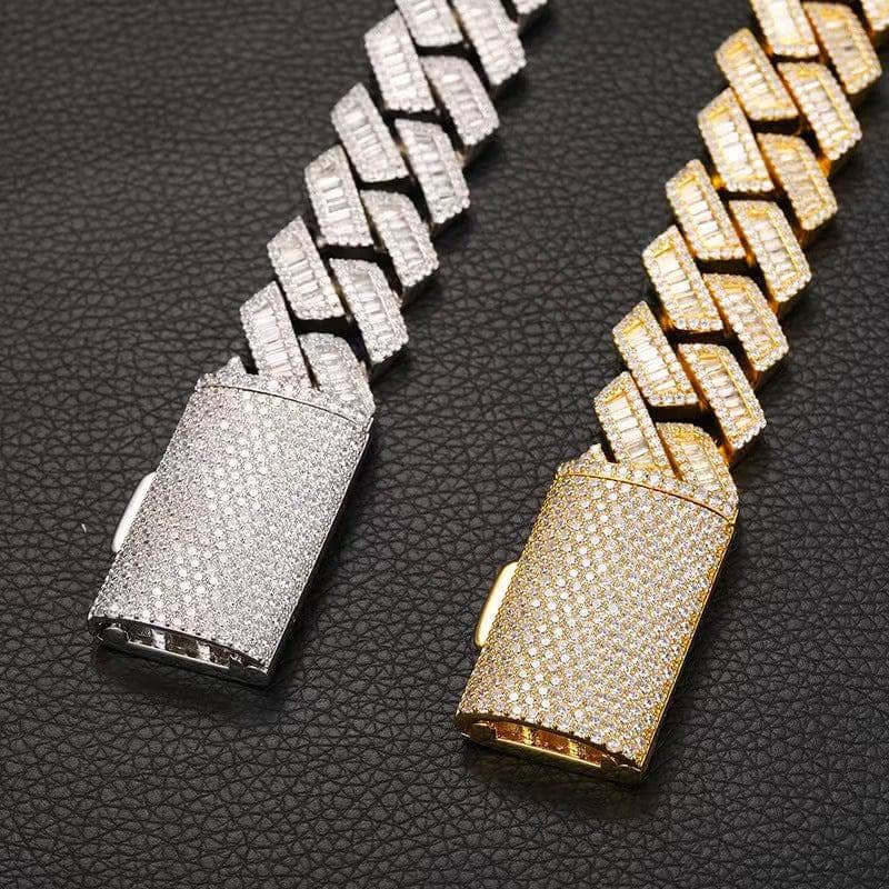 Baguette Cuban Link Chain