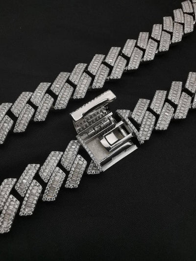 Baguette Cuban Link Chain