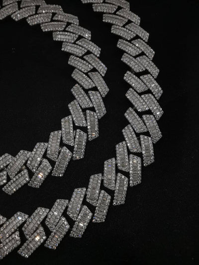 Baguette Cuban Link Chain