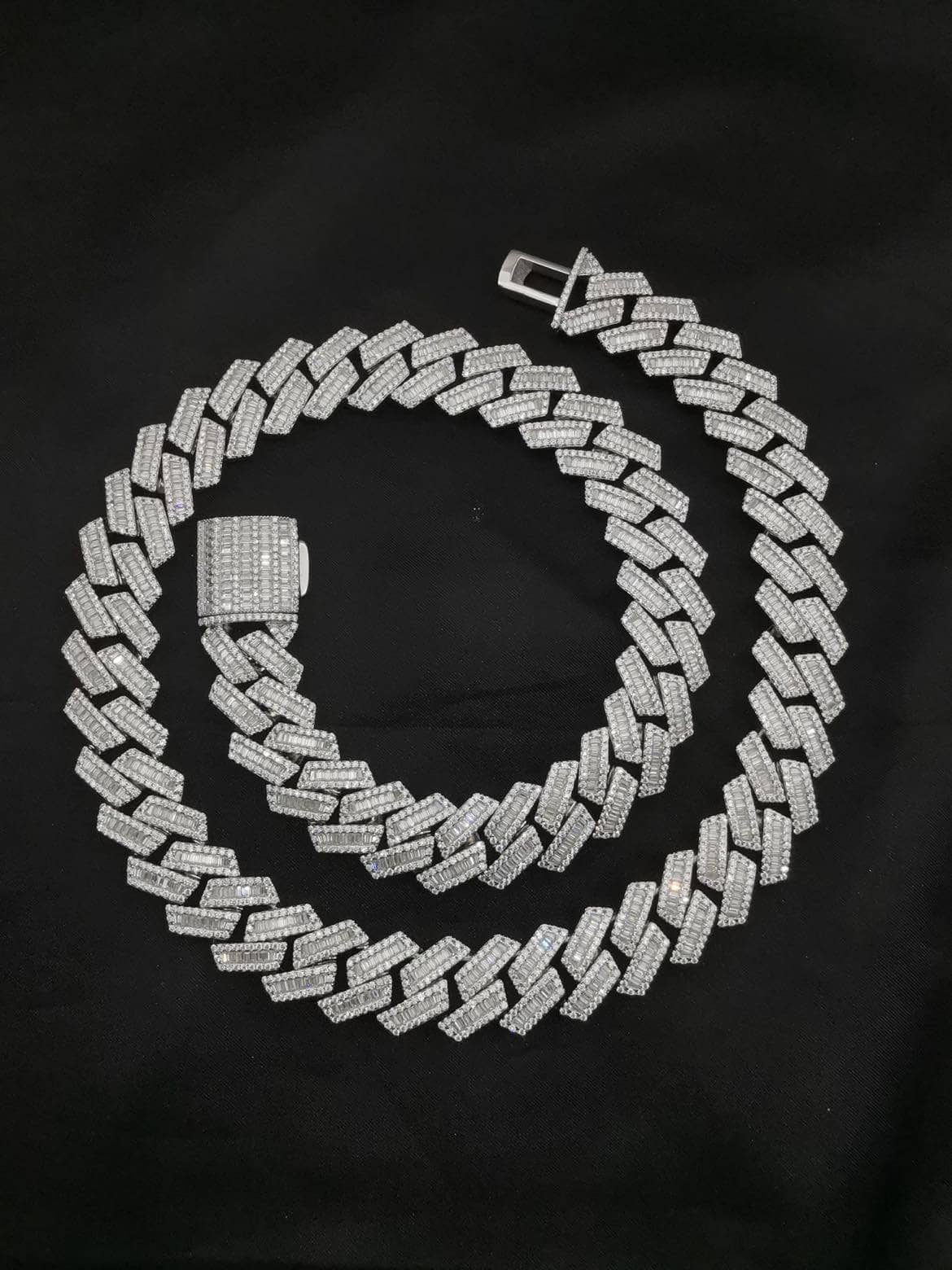 Baguette Cuban Link Chain