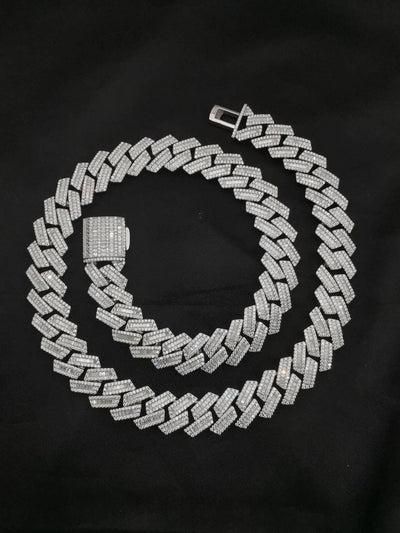 Baguette Cuban Link Chain