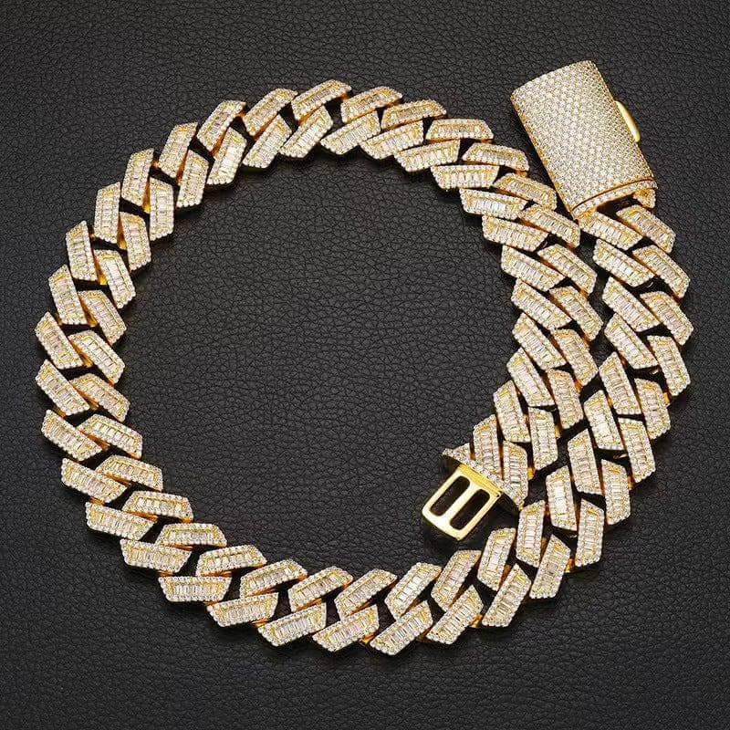 Baguette Cuban Link Chain