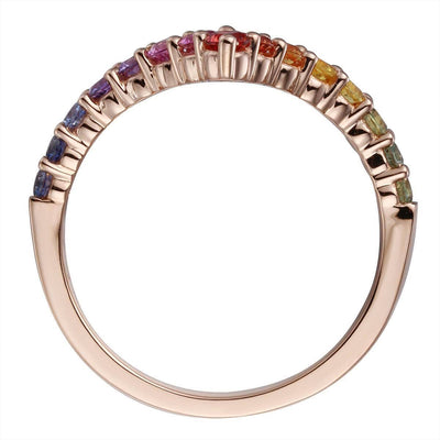Beaded Rainbow Ring
