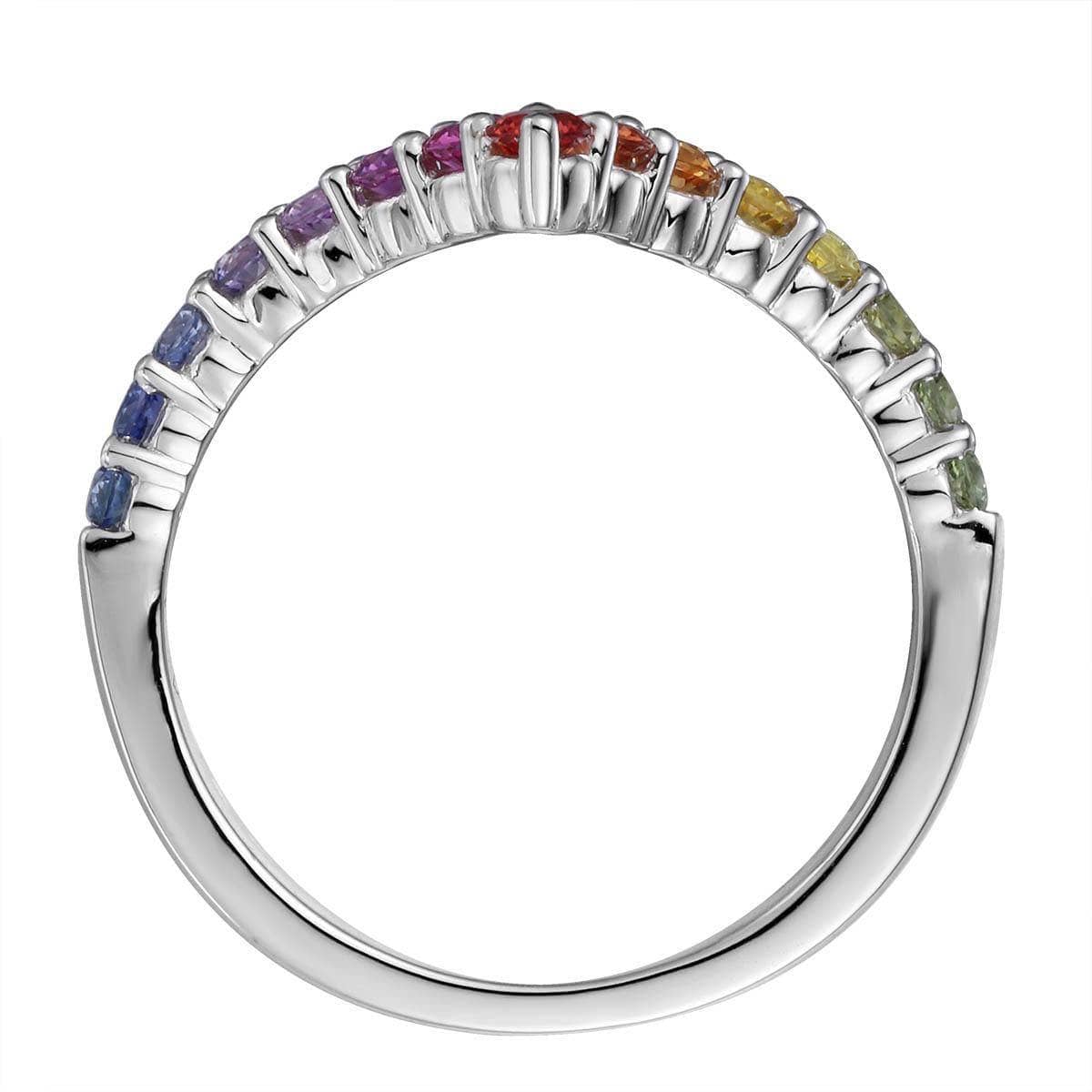 Beaded Rainbow Ring