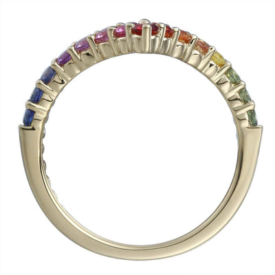 Beaded Rainbow Ring