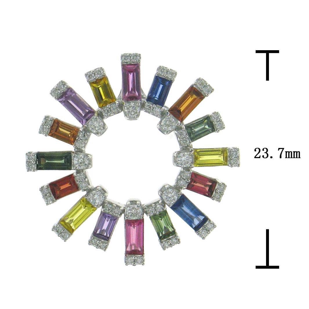 Celestial Rainbow Sun Pendant