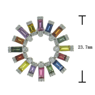 Celestial Rainbow Sun Pendant