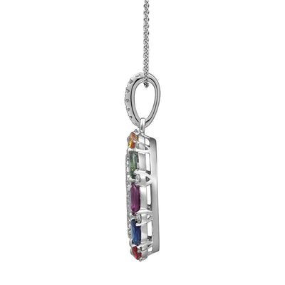 Circle Of Life Rainbow Pendant