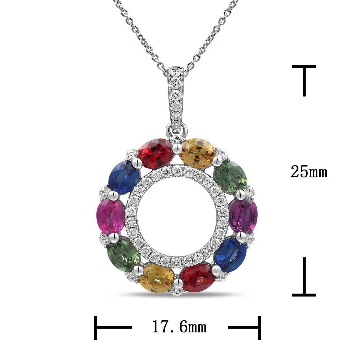 Circle Of Life Rainbow Pendant