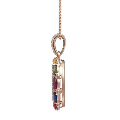 Circle Of Life Rainbow Pendant