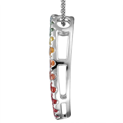 Circle Shaped Rainbow Pendant