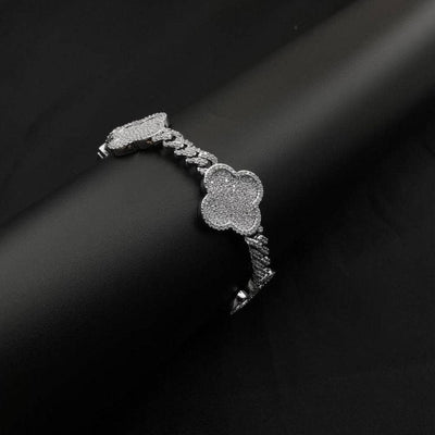 Clover Cuban Bracelet