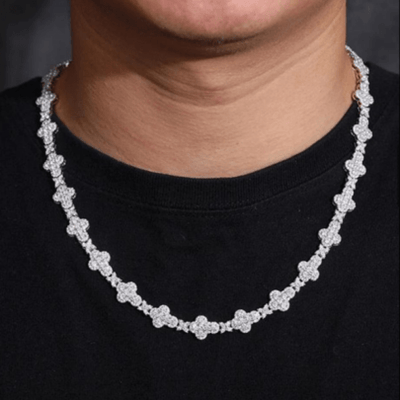 Cross Cuban Link Chain
