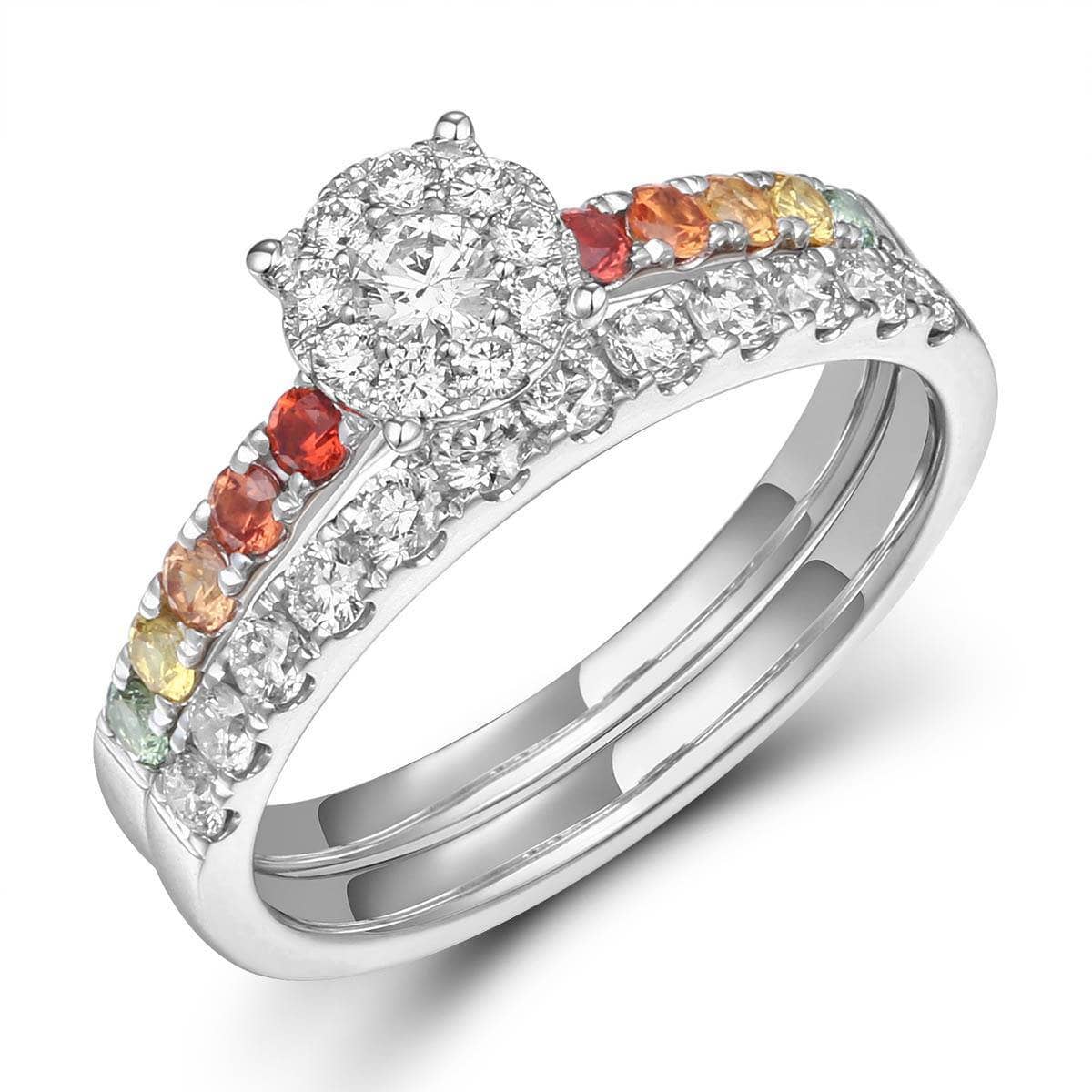 Dual Celestial Rainbow Ring