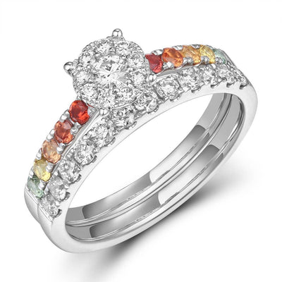 Dual Celestial Rainbow Ring
