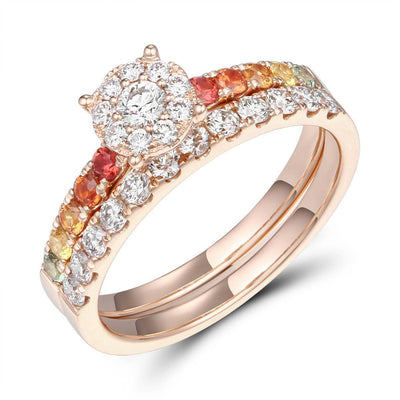 Dual Celestial Rainbow Ring