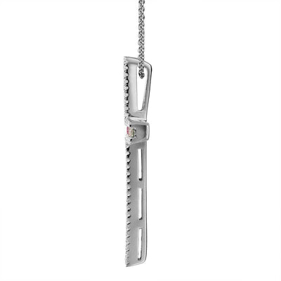 Eternal Rainbow Cross Pendant