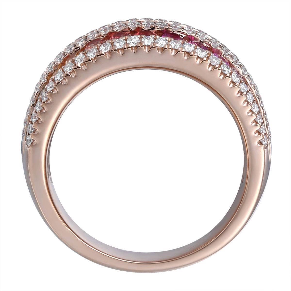 Infinite Row Rainbow Ring