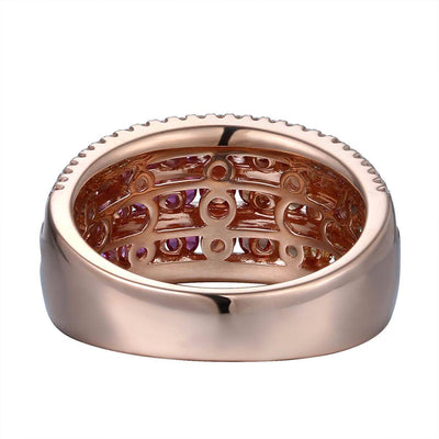 Infinite Row Rainbow Ring