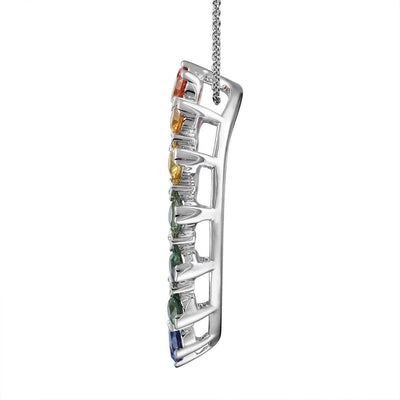 Medium Rainbow Orbit Pendant