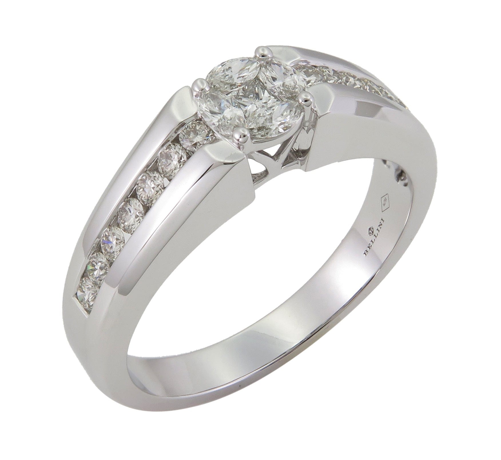 Men's Channel-Set Diamond Ring 1.20ct | 18K Gold | Bellini Diamonds