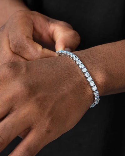 Moissanite Tennis Bracelet - 925 Silver