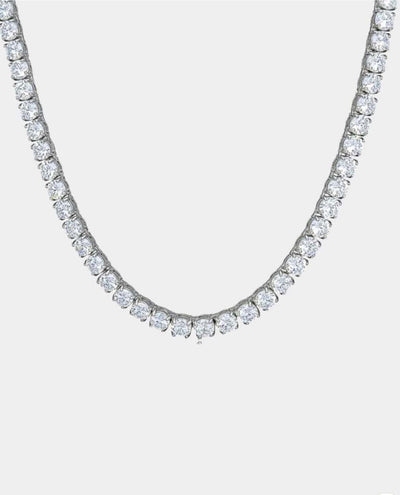 Moissanite Tennis Chain - 925 Silver