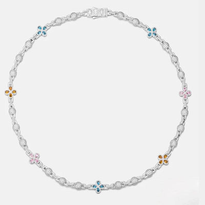 Multi Color Clover Link Chain