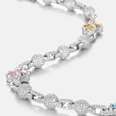 Multi Color Clover Link Chain