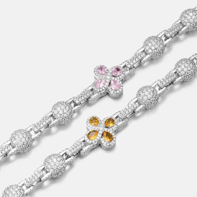 Multi Color Clover Link Chain