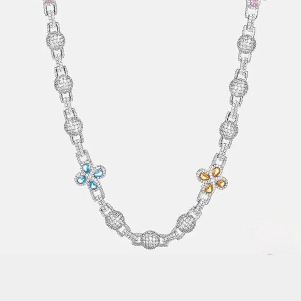 Multi Color Clover Link Chain
