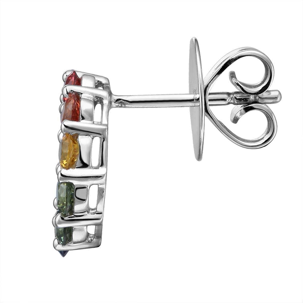 O-Shaped Rainbow Earrings