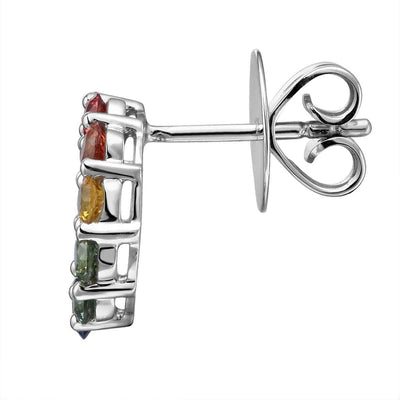O-Shaped Rainbow Earrings