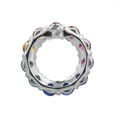 O-Shaped Rainbow Earrings