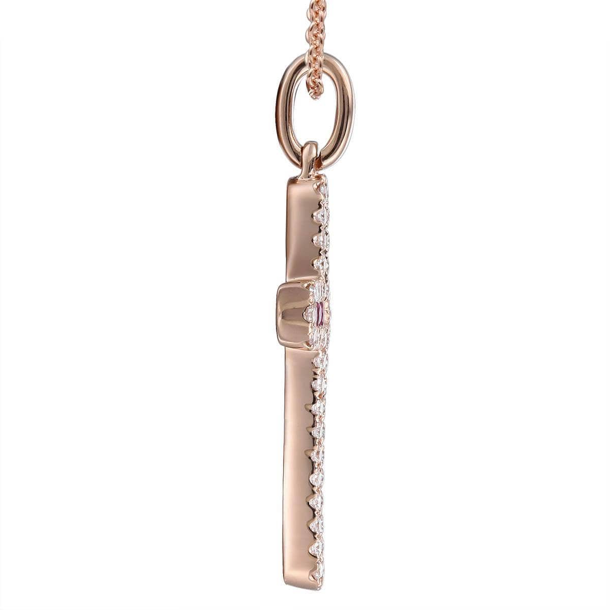 Rainbow Aurora Cross Pendant