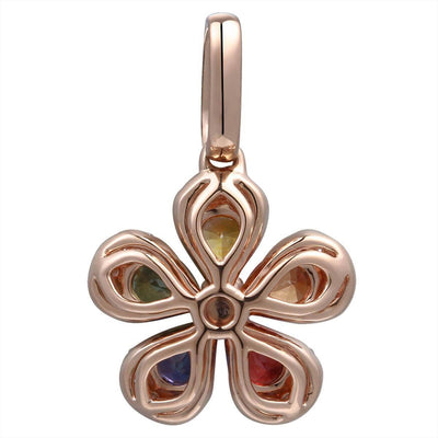 Rainbow Flower Pendant
