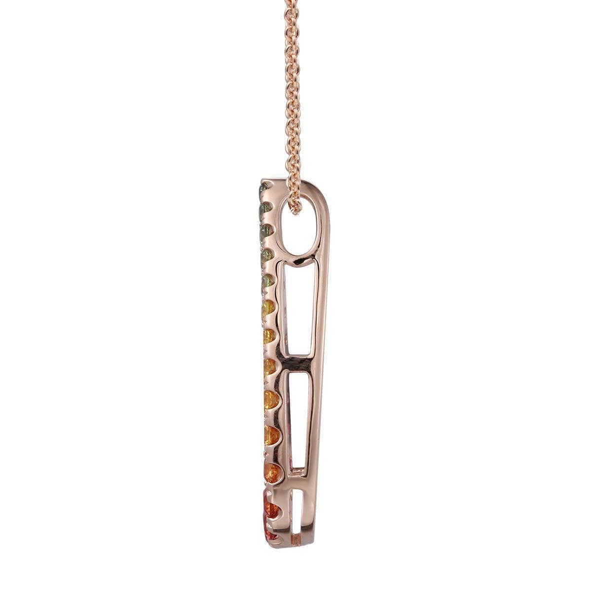 Raindrop Shaped Rainbow Pendant