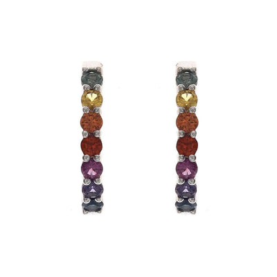 Single Line Rainbow Earrings
