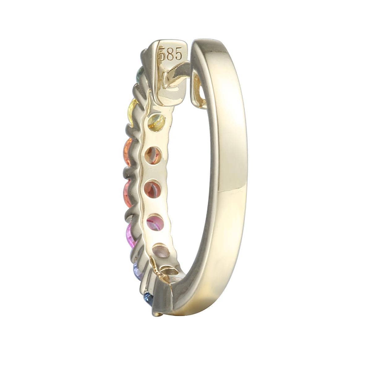 Single Line Rainbow Earrings