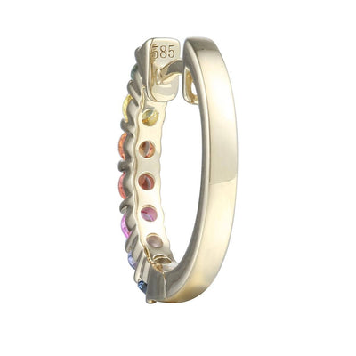 Single Line Rainbow Earrings