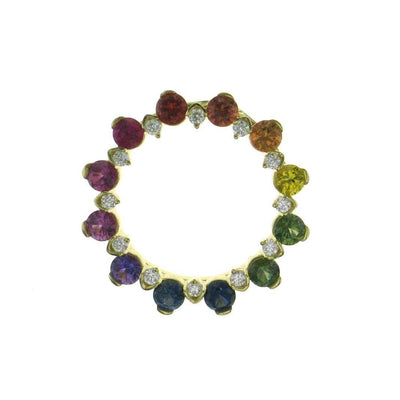 Small Rainbow Orbit Pendant