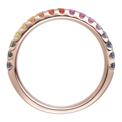 Small Single Row Round Diamonds Ring