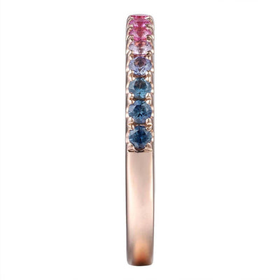 Small Single Row Round Diamonds Ring