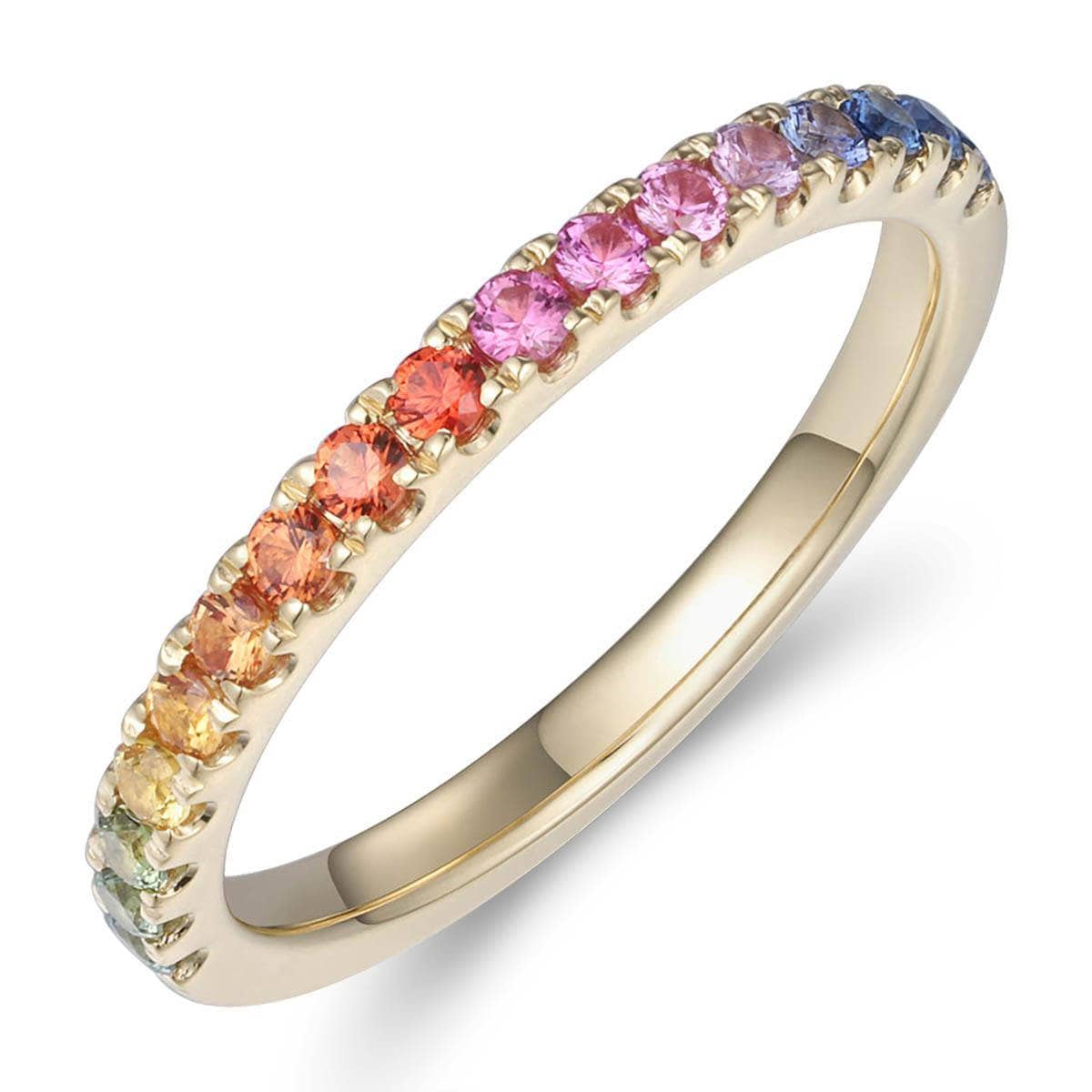 Small Single Row Round Diamonds Ring